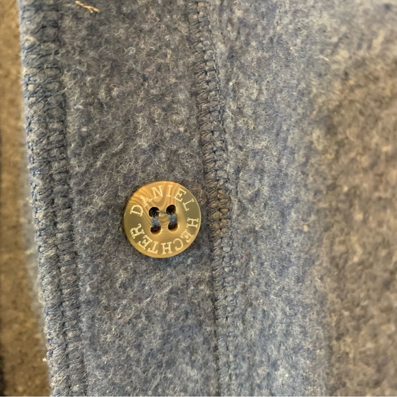 Vintage Navy Fleece Button Up - Picture 6 of 7